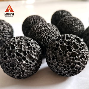 Échantillons gratuits Boule de lave écologique durable Rouge Noir Boule de <span class=keywords><strong>roche</strong></span> <span class=keywords><strong>volcanique</strong></span> Design moderne Hebei Naturel Extérieur <span class=keywords><strong>Jardin</strong></span> - Product Image 1