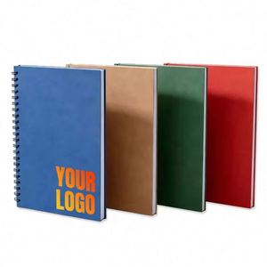Ys891 Portable Logo Printed Ruled Plain Spiral Bound Black Custom Promotional Gift Notebooks - Product Image 5