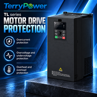 Convertisseur de fréquence VFD industriel 220V monophasé, entrée 0,75KW-5,5KW, variateur de vitesse à commande vectorielle pour moteur AC