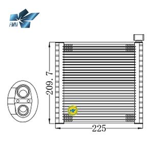 Évaporateur en aluminium FMM pour Suzuki SX4 Évaporateur automobile 9541180J11 95411-80J11 - Product Image 5