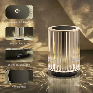 Moderne LED-Schreibtisch lampe mit USB-Lade-Nachtlicht für Schlafzimmer Wohnzimmer Nachttisch oder Bar Home Decoration Beleuchtung - Product Image 4