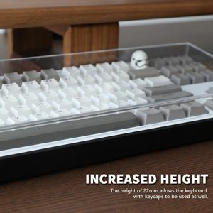 Tùy chỉnh rõ ràng Bàn phím bụi bảo vệ chống bụi bàn phím bảo vệ <span class=keywords><strong>acrylic</strong></span> Bàn phím lá chắn cho nhà - Product Image 6