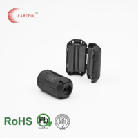 SCRC 50C Ni-Zn Snap-on Split Ferrite Core ID 5mm Easy Install EMI Cable Choke Filter RoHS for Small Device Cable