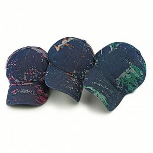 2025 New Arrival Ethnic Style Jacquard Denim Baseball Cap for Women Retro Spring Summer <b>Sunscreen</b> Fashion Trendy Sports Hat - Product Image 2