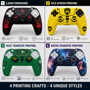 Cover Protettiva in Silicone con Stampa a Colori per Controller di Gioco PlayStation 5 PS5 DualSense, Accessori per <span class=keywords><strong>Videogiochi</strong></span> - Product Image 4