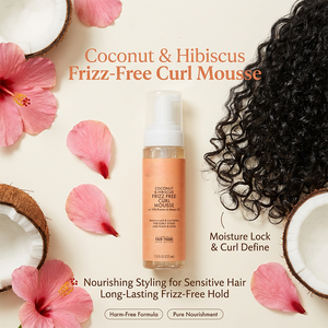 Espuma Capilar de Aceite de Coco Orgánico, Fijación Fuerte, Hipoalergénica, Unisex, Protección Anti-Frizz para Cabello Normal - Product Image 6