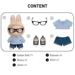 Muñeco Labubu Original de POP MART al por Mayor, Serie The Monsters Time to Chill, Figura Coleccionable de Vinilo con Rostro de Peluche - Product Image 4