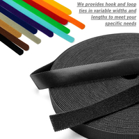 Sangles de palettes auto-adhésives réutilisables en nylon pur robuste et coloré, attaches de câbles super élastiques à boucles auto-agrippantes double face