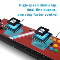 Mando de lucha Arcade para dos jugadores, Compatible con interruptor NEOGEO Mini PC PS Classic PS3 Android Raspberry Pi