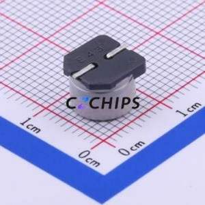 ตัวเก็บประจุอิเล็กโทรไลต์อะลูมิเนียมแบบ SMD รุ่น EEEFC1A101AP, ขนาด D8xL6.2 มม., 100uF, 20%, 10V, 172.5mA-120Hz - Product Image 2