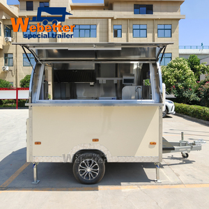 Webetter Mini Food Truck de petite taille, chariot à glaces, frites, bar à cocktails mobile, camion de restauration rapide, camion de café, remorque de traiteur - Product Image 3