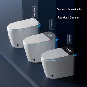 Toilette intelligente en céramique entièrement automatique pour usage domestique, commande vocale, chauffage instantané, fixation au sol, buse autonettoyante, <span class=keywords><strong>sans</strong></span> réservoir d'<span class=keywords><strong>eau</strong></span> - Product Image 3