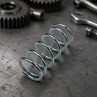 Ressort de compression en acier sur mesure OEM, haute précision, à extrémités usinées, pour usage industriel