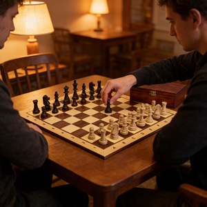 <strong>Customizable</strong> International <strong>Chess</strong> Wooden Chessboard-Durable <strong>Board</strong> Games Multiple Sizes ONLY <strong>BOARD</strong> in Multiple Sizes - Product Image 2