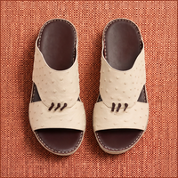 Sandales arabes en cuir véritable SHIKOL Premium, luxueuses et respirantes, tongs traditionnelles pour hommes, pour le Ramadan et l'Aïd