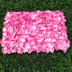 Dekorasi latar belakang tirai 40*60cm bunga Hydrangea dinding latar belakang dekorasi untuk pernikahan gantung dekorasi - Product Image 6