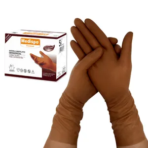 China Medispo gloves manufacturer disposable long latex gloves for orthopedic surgery