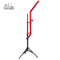 Système de douche de décontamination à déploiement rapide avec support trépied pliable