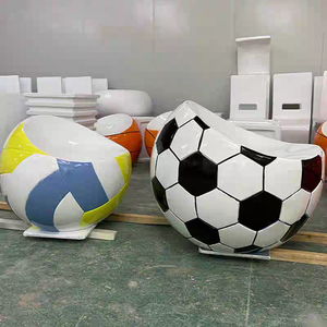 Chaises de détente commerciales personnalisées, mobilier moderne d'extérieur, ensemble de tabourets de basketball colorés pour chambre et autres espaces - Product Image 6
