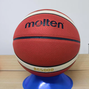 Balón de Baloncesto de Cuero BG5000, Precio al por Mayor, Baloncesto Molten con Logotipo Personalizado, Balón de Baloncesto de Interior Gg7x - Product Image 3