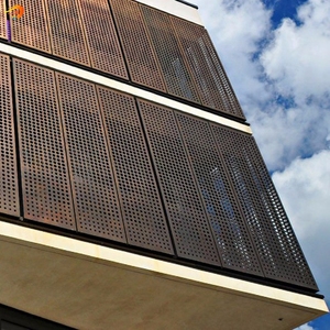 Facettes panneaux en Aluminium perforés, panneaux décoratifs, ventilation personnalisée, maille métallique - Product Image 6