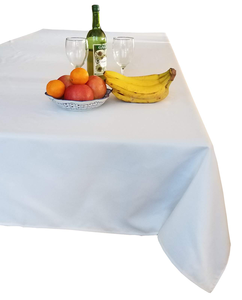 Wholesale Cheaper Woven OEKO-TEX Certified White Black Ivory Polyester Tablecloth for Banquet Party Wedding Outdoor Picnic - Product Image 4