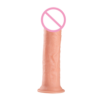 Consolador con ventosa de piel cibernética de 10,2 pulgadas, consolador sexual súper grande y grueso sin bolas para mujeres