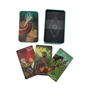 Baraja de Cartas del Tarot Clásico de Oráculo 78 con Impresión Personalizada al por Mayor, Juego con Caja de Hierro - Product Image 1