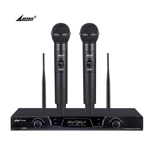 Lane LR-627 Brand New Cordless Uhf Wireless Microphone Professional Church Noise Cancelling Handheld Microphone 10kg CN;GUA 5set