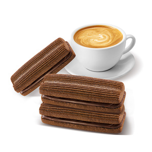 Novanacx 95g vani chanh sô cô la hương vị bánh sandwich bánh quy Cookie giòn glucose nướng hương vị ngọt ngào Hộp bao bì - Product Image 3