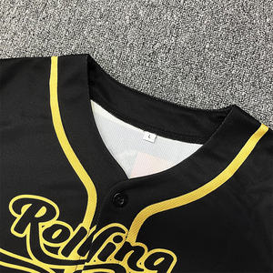 Maillot de baseball court personnalisé pour femmes Maillot de baseball hip-hop personnalisé à la mode - Product Image 3