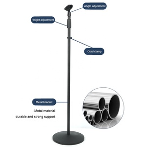 Giá đỡ micro đứng hai trong một màu đen chuyên nghiệp cho phòng thu âm - Product Image 3