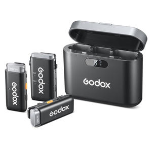 GODOX Système de microphone sans fil 2.4GHz WEC kit2 pour appareils photo <span class=keywords><strong>Sony</strong></span> Max 200m Los Range pour interviews Commentaires en direct Tournage - Product Image 1