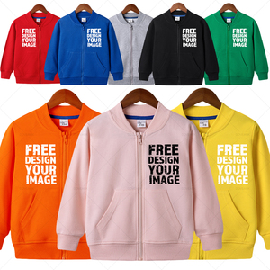Sudaderas con Logo personalizado para niños y niñas, chándales, chaqueta, ropa con forro polar, 2023 - Product Image 5