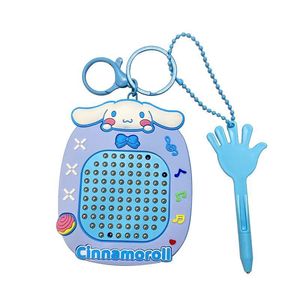 Llavero con tablero de dibujo de bolas de acero magnéticas de Sanrio con personajes para niños y adolescentes, juguete unisex - Product Image 4