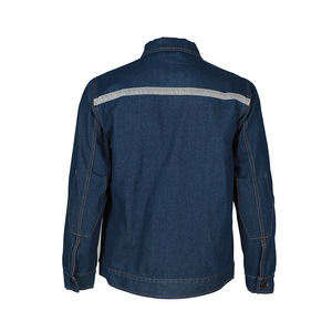 เสื้อแจ็คเก็ตทำงานกันไฟ Ma Safety ผ้าฝ้าย 100% มาตรฐานแห่งชาติ สำหรับงานเคมี เหมืองแร่ ปิโตรเลียม เครื่องมือไฟฟ้า แบบแยกชิ้น - Product Image 2