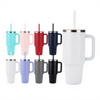 Beauchy Vente en gros Nouveau design Bouteille d'eau de voyage en acier inoxydable à double paroi Grande capacité Gobelet isolé sous vide 32oz 40oz