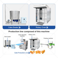 Ligne de production de gâteaux commerciale, machine automatique de remplissage de muffins et de cupcakes pour les boulangeries, machine à fabriquer des biscuits