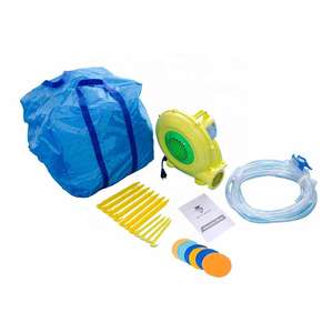 Glissière d'eau gonflable extérieure commerciale en forme de <span class=keywords><strong>grenouille</strong></span> verte conception à double voie pour enfants et adultes château géant de deux pouces - Product Image 3