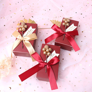 Độc Đáo Cá Nhân Hoá Giấy Hình Chữ Nhật Sô Cô La Container Kẹo Hộp Wedding Return Quà Tặng Tùy Chỉnh <span class=keywords><strong>Favor</strong></span> Box Cho Khách - Product Image 5