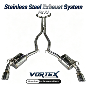Système d'échappement complet en acier inoxydable Vortex Racing pour Jaguar XJ, pièces de modification pour amélioration des performances sonores - Product Image 1