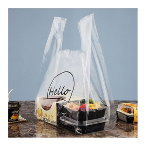 <strong>Large</strong> Plastic Packaging for <strong>Sweets</strong> Goodie Plastic <strong>Bags</strong> with Handle Cake Bonbonniere Gift <strong>Bag</strong> Wedding Packing Candy Cookie - Product Image 1