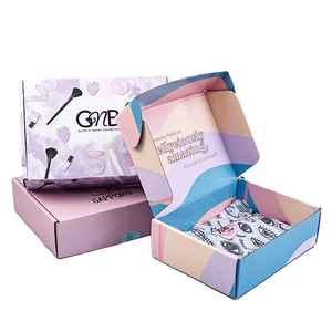 Reciclable inferior Moq Stock Embalaje de cartón <span class=keywords><strong>Correo</strong></span> Envío en movimiento Cajas de papel Caja de avión corrugado Cajas de envío - Product Image 1