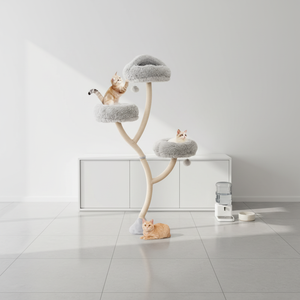 Piattaforma per Gatti a 3 Livelli a Forma di Nuvola, Moderna, per Ordini all'Ingrosso per Negozi di Animali e Distributori - Product Image 4