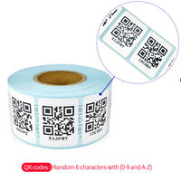 Pegatinas de código de barras personalizadas y etiquetas de código QR Productos empaquetados e impresos Etiquetas de código de barras y pegatinas en blanco