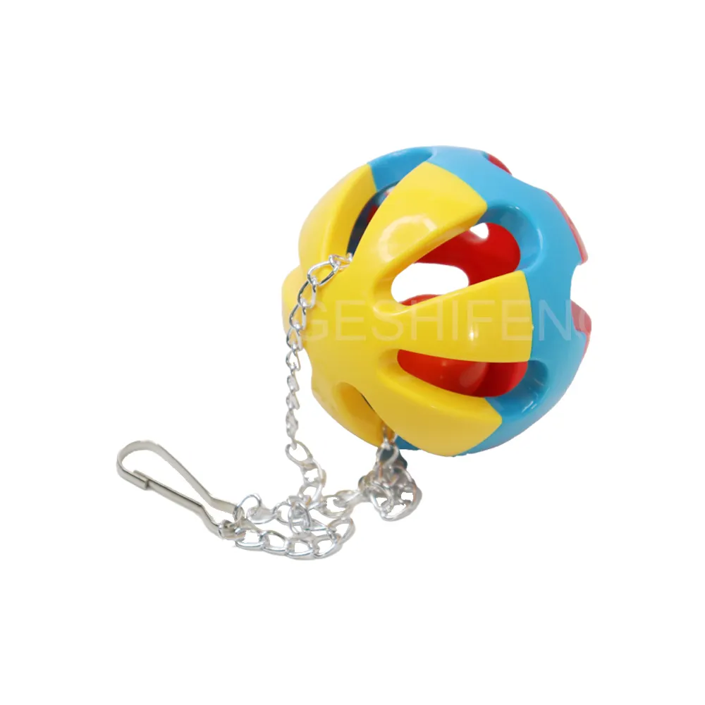 Vogelkooi Speelgoed Voor Papegaaien Betrouwbare Swing Opknoping Kauwen Bijten Brug Houten Kralen Bal Bel Speelgoed