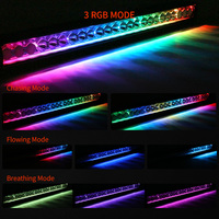 Barra de Luces LED RGB para Techo Todoterreno, Barra de Luces LED de 32 Pulgadas para Camioneta, Accesorios para Can-Am Maverick X3 UTV Side by Side RZR