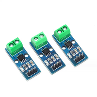 Modul Sensor Arus Efek Hall FYX Stock ACS712 5A 20A 30A AC DC Papan Deteksi Arus Modul Pengukuran Output Analog