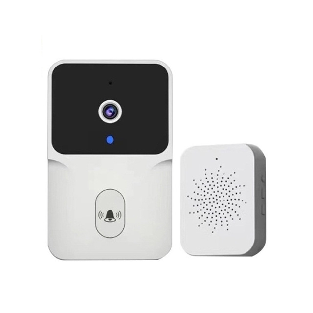 Wi-Fi Smart 480P HD Wireless Doorbell Camera with Night Vision Remote Electronic Peephole for Home Use
