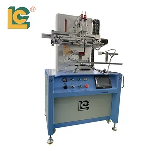 Servo System Semi-Automatic Screen Printer for Soft Tube LC-PA-400ES cylinder screen printing machine for sale